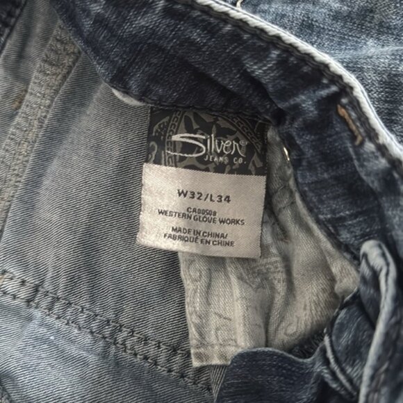 Silver Jeans Berkley 32 x 34 Denim - Picture 3 of 13